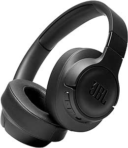 JBL Tune 710BT Wireless Over-Ear - Bluetooth Headphones with Microphone, 50H Battery, Hands-Free Calls, Portable (Black), Medium