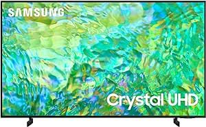 SAMSUNG 75-Inch Class Crystal UHD 4K CU8000 Series PurColor, Object Tracking Sound Lite, Q-Symphony, Motion Xcelerator, Ultra Slim, Solar Remote, Smart TV with Alexa Built-in (UN75CU8000, 2023 Model)